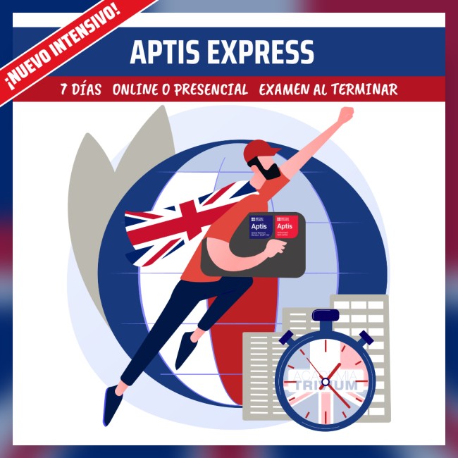 Intensivo Express APTIS 10h - ONLINE NOVIEMBRE