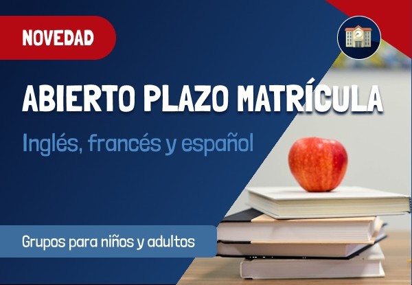 Cursos inglés, francés y español 2026-2027